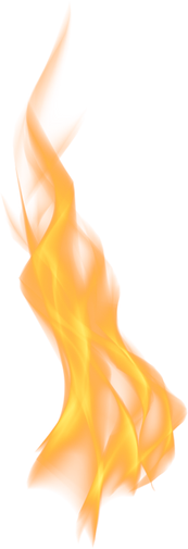 Orange Flame Illustration 